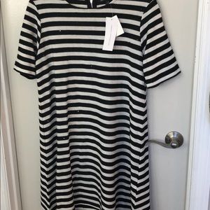 NWT French Connection sequin 34” L dress 10